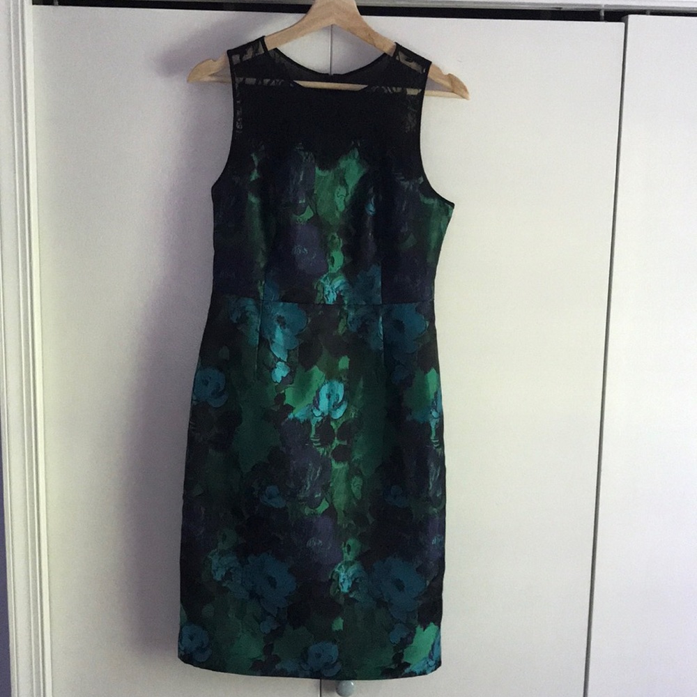 Liefsdottir Metallic Floral Shift dress